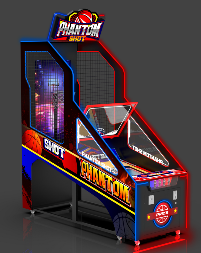 2024 Popular Indoor Street Sports Basketball Shooter Coin operated Ticket Redemption Game machine