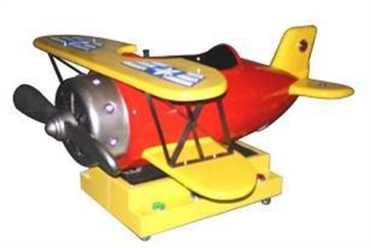 Hot amusement coin operated kiddie rides attractive air plane kiddie rides machine for sale