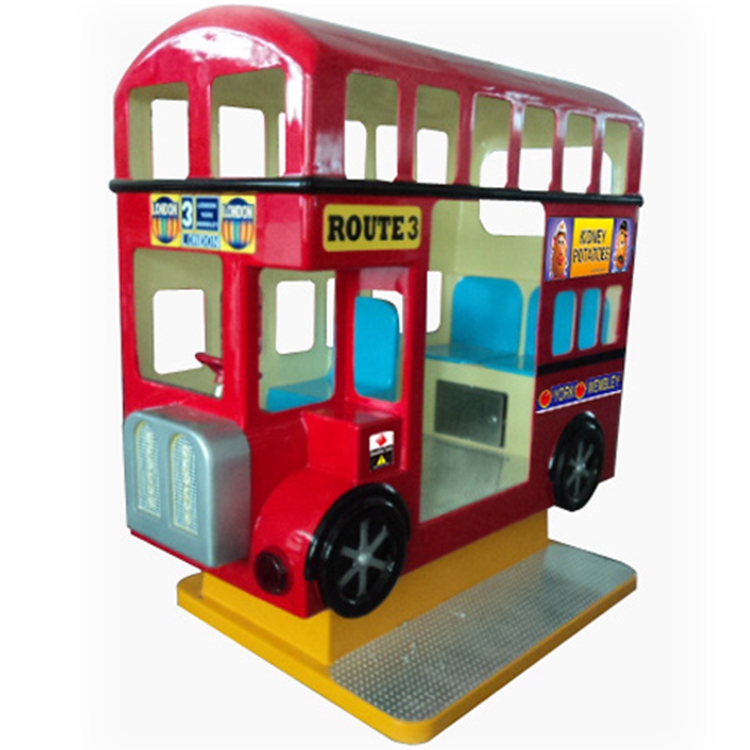 Factory sale coin operated games London bus kiddie rides swing game machine