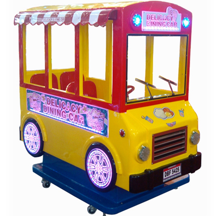 Delicacy dining car kiddie ride machine ride on car for amusement park