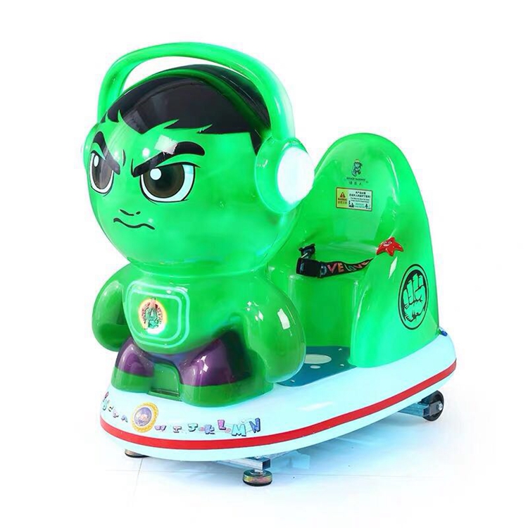 Wholesale kids electric plastic kids toys the design of hulk kiddie ride machine