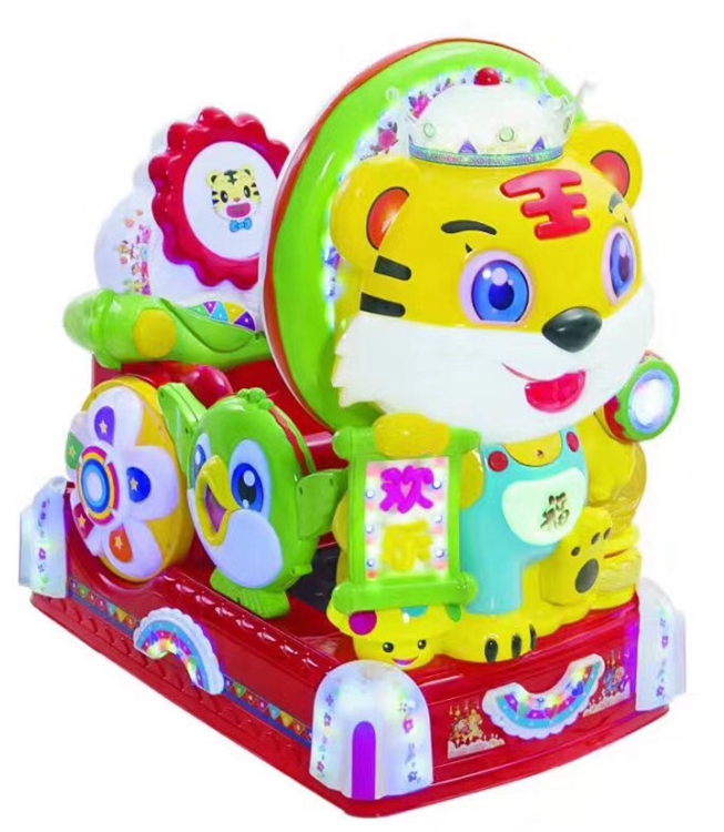 Amusement Ride Park Rides happy tiger kiddie ride machine