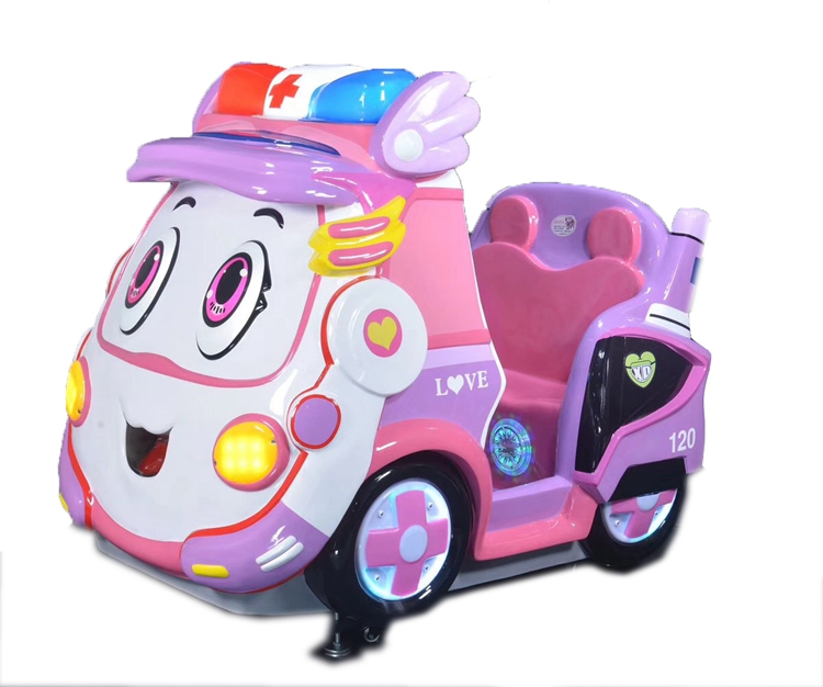 Dinibao coin operation ambulance kiddie toys car rides indoor amusement park rides