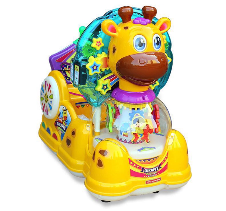 Dinibao hotest kiddy rides wonderful deer kiddie rides coin operated swing arcade game machine