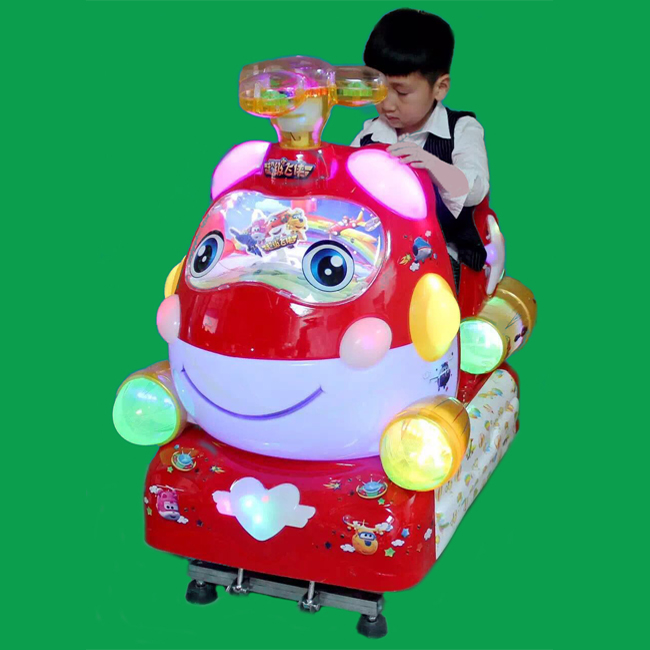 Hot sale game park use coin operated lovely peter Pan kiddie ride machine