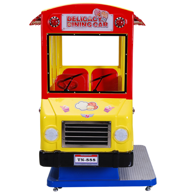 Delicacy dining car kiddie ride machine ride on car for amusement park