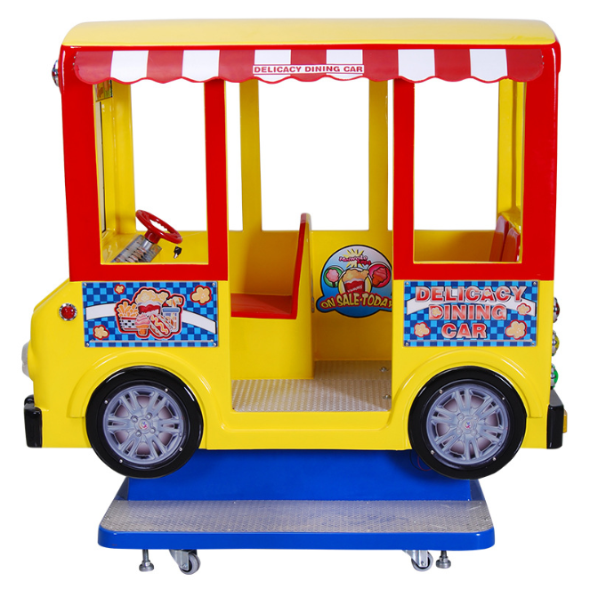 Delicacy dining car kiddie ride machine ride on car for amusement park
