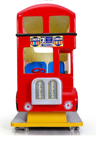Factory sale coin operated games London bus kiddie rides swing game machine
