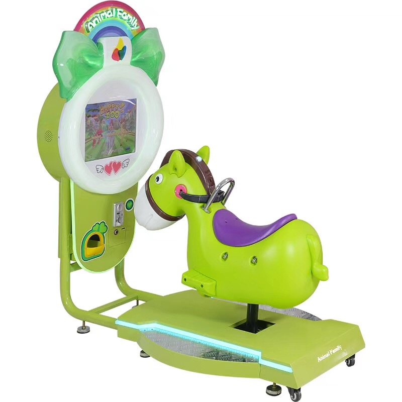 Lovely dinosaur animal park coin operated kiddie ride attractive kiddie rides game machine