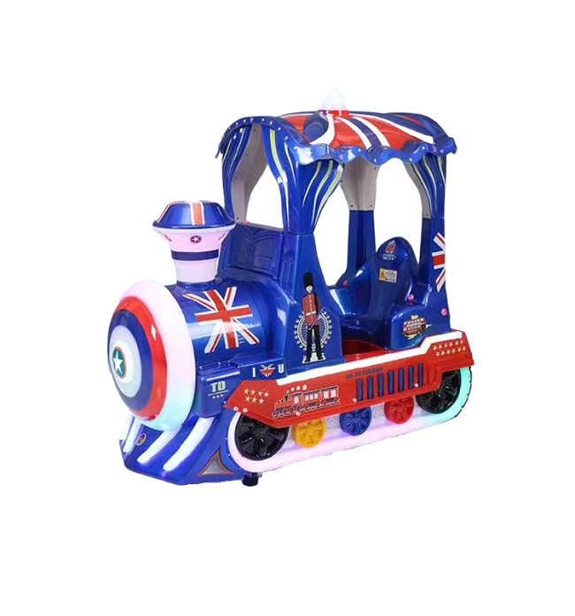 Cute WUWU Train kiddie ride for sale coin operated arcade kids game machines