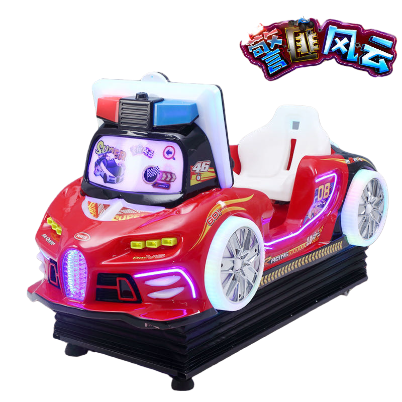 2020 New Arrival kiddie ride 3D police car coin operated kiddie ride arcade game machine