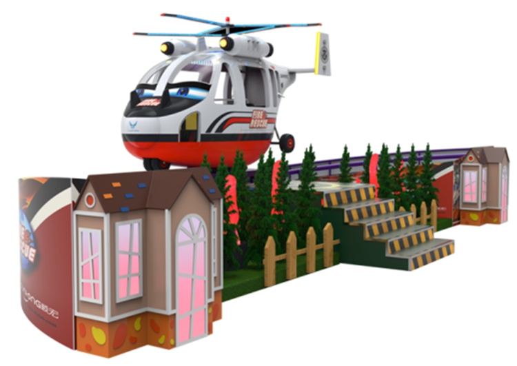  6 players mechanical games Fire Rescue rides games