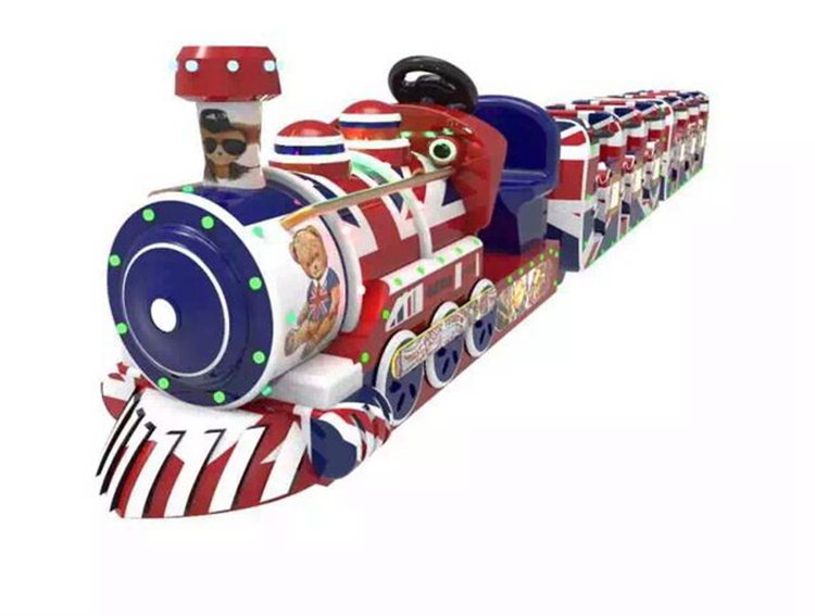 Happy trainBritish style amusement park revolving games Happy train