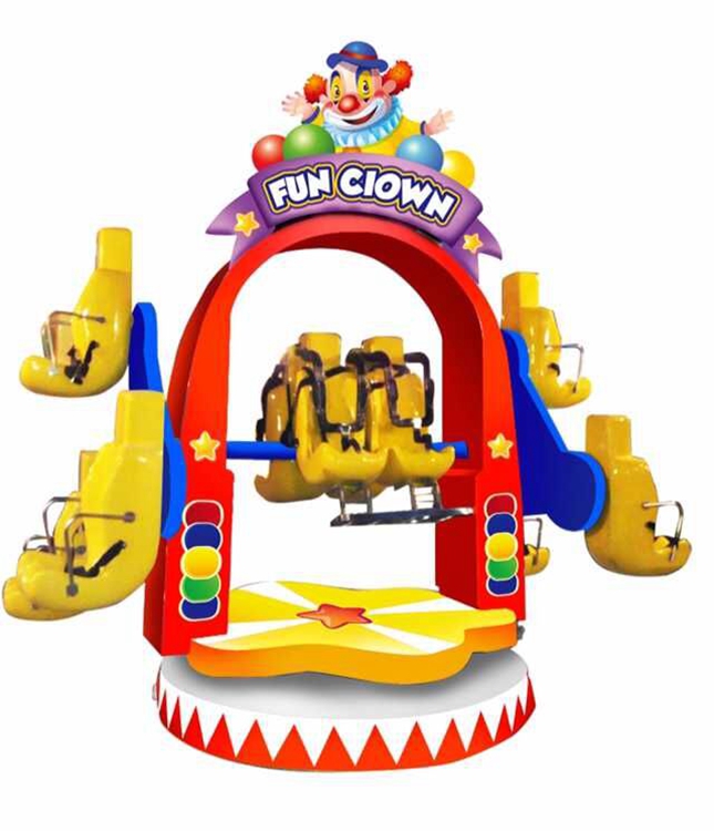  10 players Fun Clown game machine rides