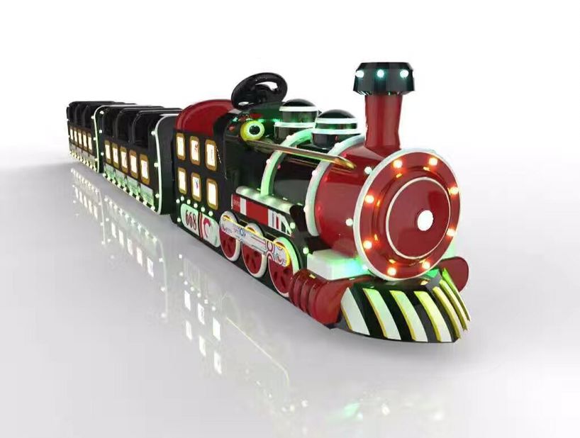 Happy trainBritish style amusement park revolving games Happy train