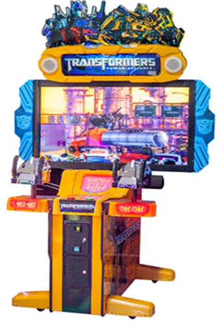 55 Inch Transformers Coin Operated Simulator Arcade Gun Video Games Shooting Game Machine for Sale