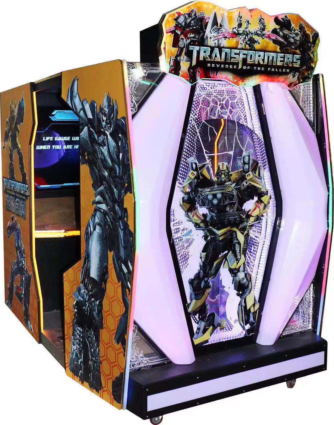 Indoor video arcade game transformers shooting machine simulator arcade gun game machine for Adults