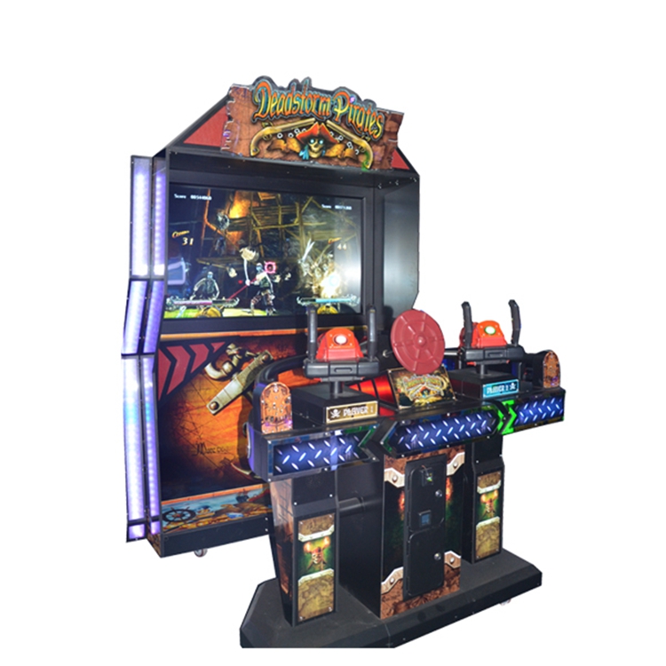 Guangzhou factory price standing dead storm pirates simulator gun shooting arcade game machine