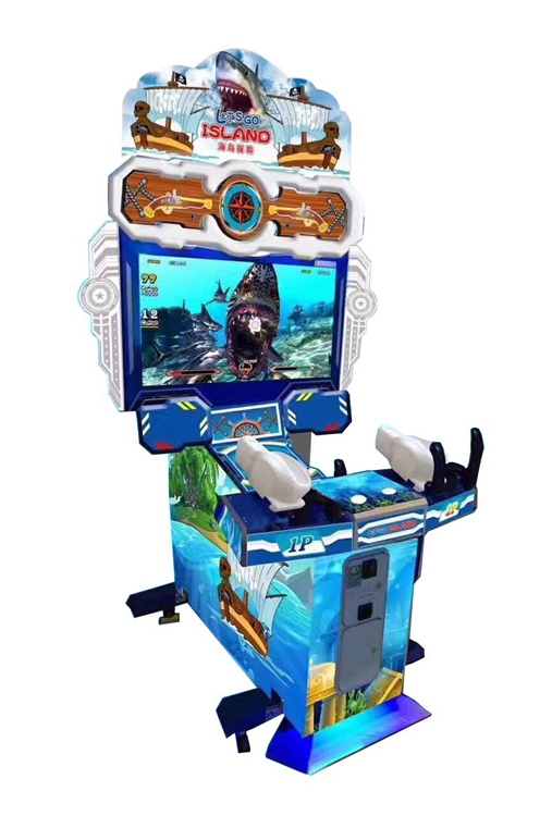 42LCD Coin operated simulator arcade Island Adventure video laser gun shooting game machine