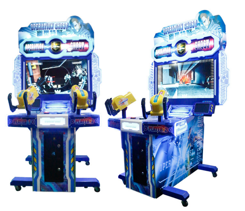 Indoor video arcade game 42 LCD operation ghost simulator gun shooting arcade game machine