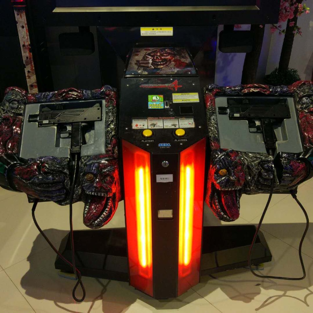 55 LCD The house of dead 4 amusement coin operated arcade gun simulator shooting game machine