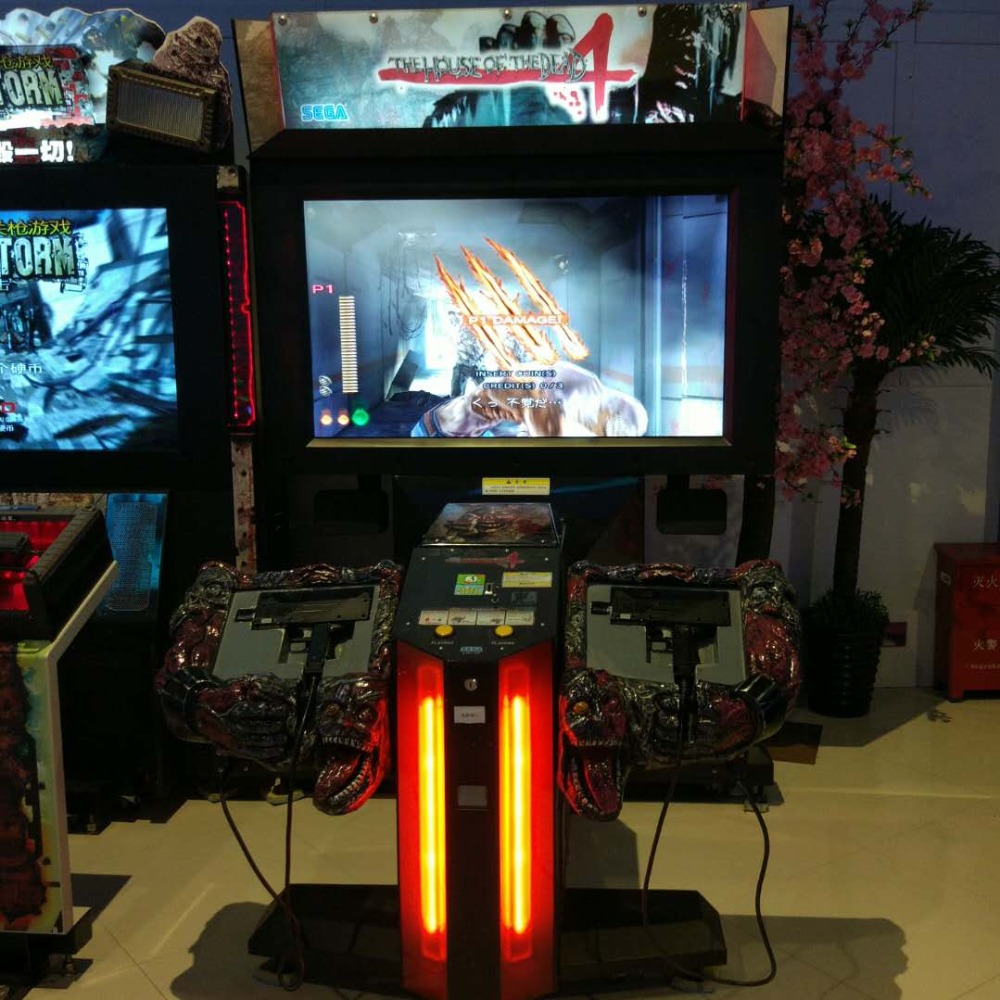 55 LCD The house of dead 4 amusement coin operated arcade gun simulator shooting game machine
