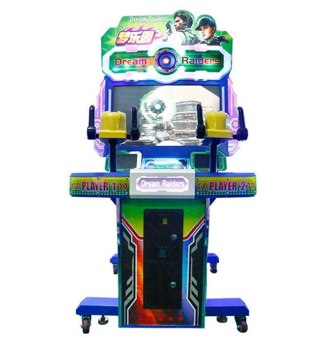 Dinibao 42LCD dream raiders coin amusement games arcade gun shooting game machine