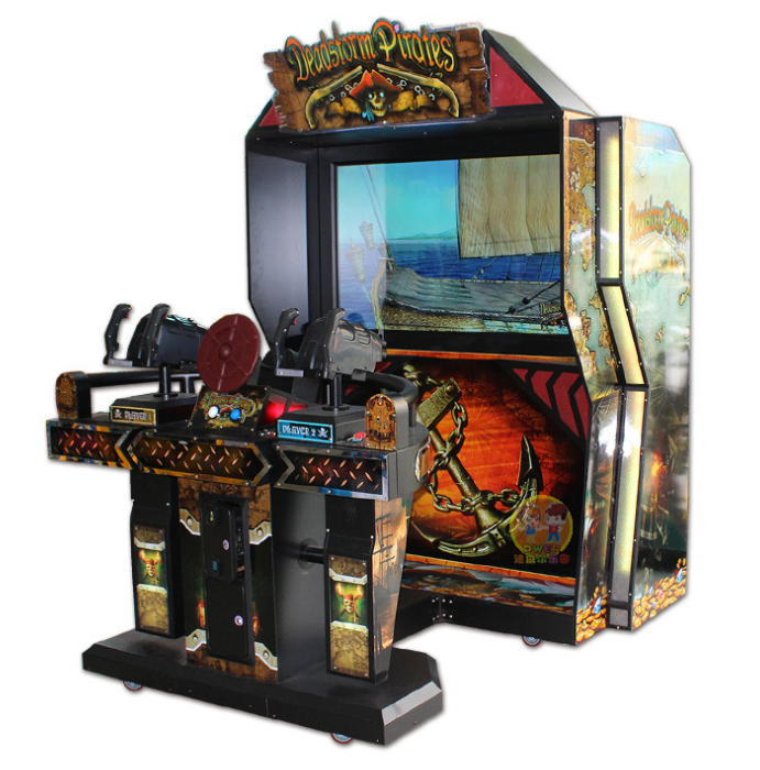 Guangzhou factory price standing dead storm pirates simulator gun shooting arcade game machine