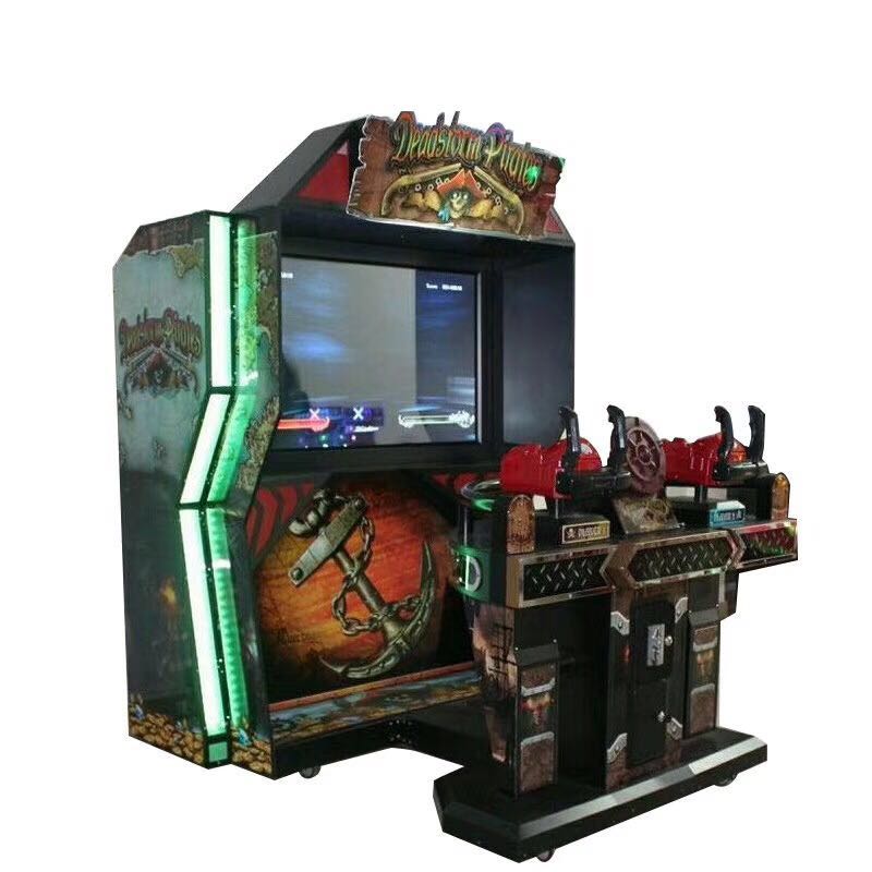 Guangzhou factory price standing dead storm pirates simulator gun shooting arcade game machine