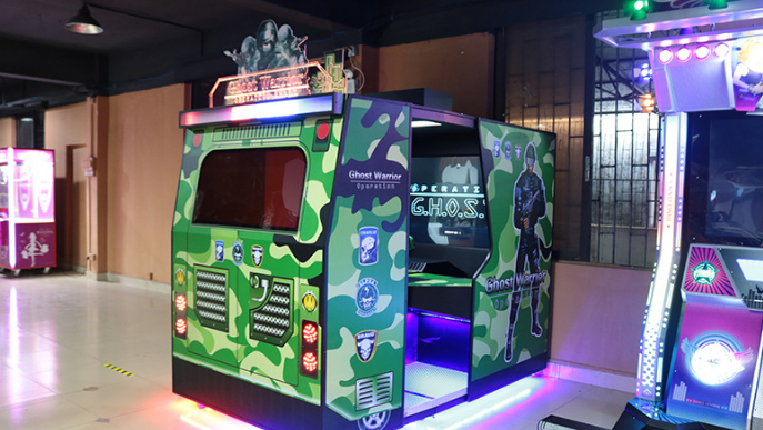 Amusement Park Coin Operated Arcade Machine Operation Ghost Gun Simulator Shooting Game Machine