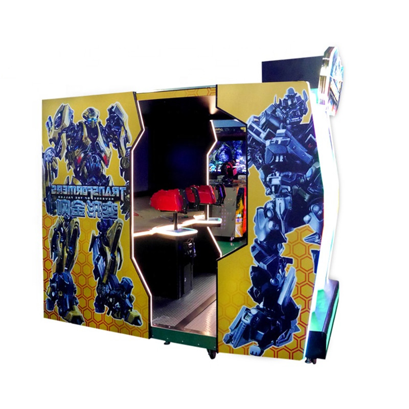 Indoor video arcade game transformers shooting machine simulator arcade gun game machine for Adults