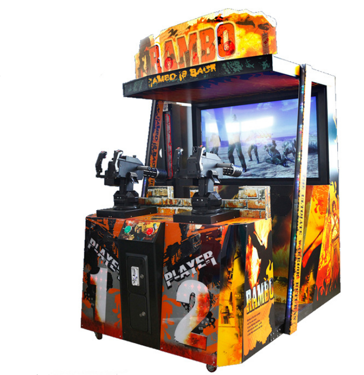 Dinibao amusement rambo shooting games simulator gun shooting arcade game machine