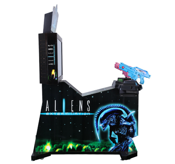 Coin Operated Games 42 LCD Aliens Extermination Arcade Shooting Game Machine for kids and adults