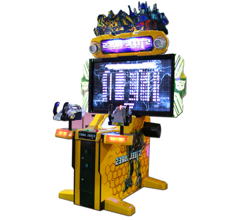 55 Inch Transformers Coin Operated Simulator Arcade Gun Video Games Shooting Game Machine for Sale