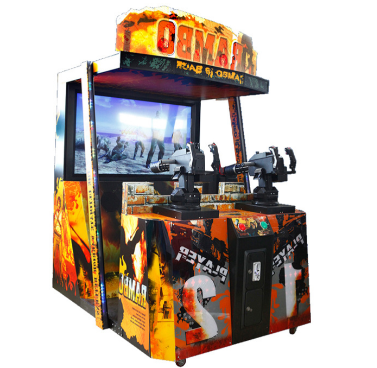 Dinibao amusement rambo shooting games simulator gun shooting arcade game machine