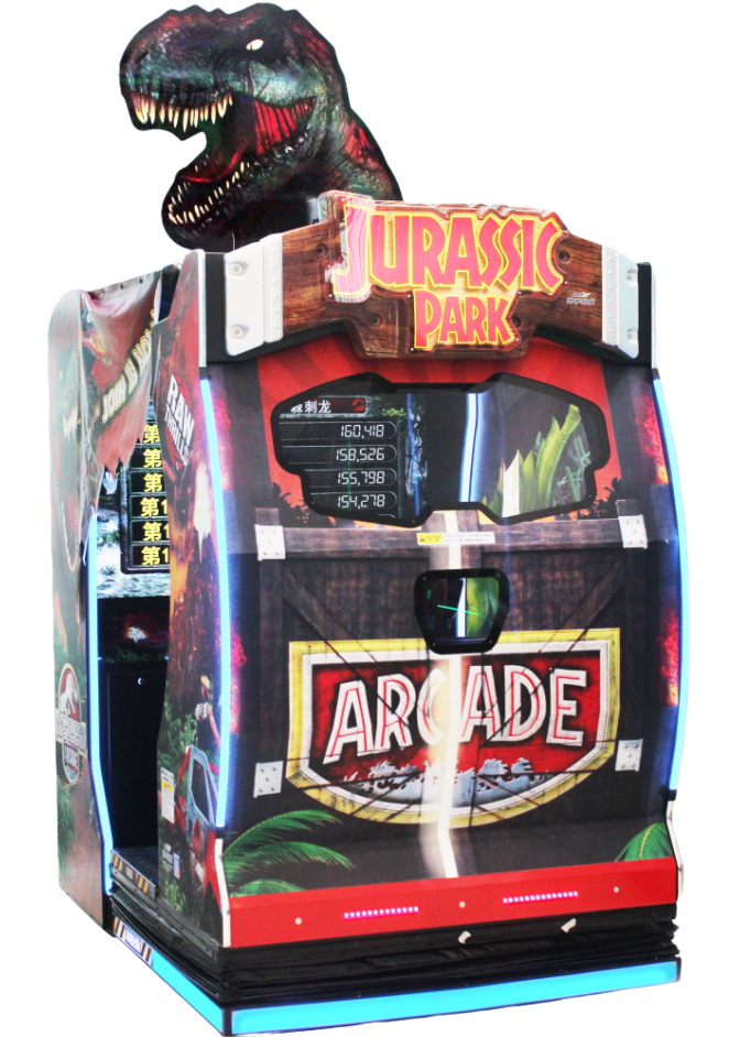 Amusement Jurassic Park Dynamic version Arcade Coin Operated  Simulator Shooting Game machine