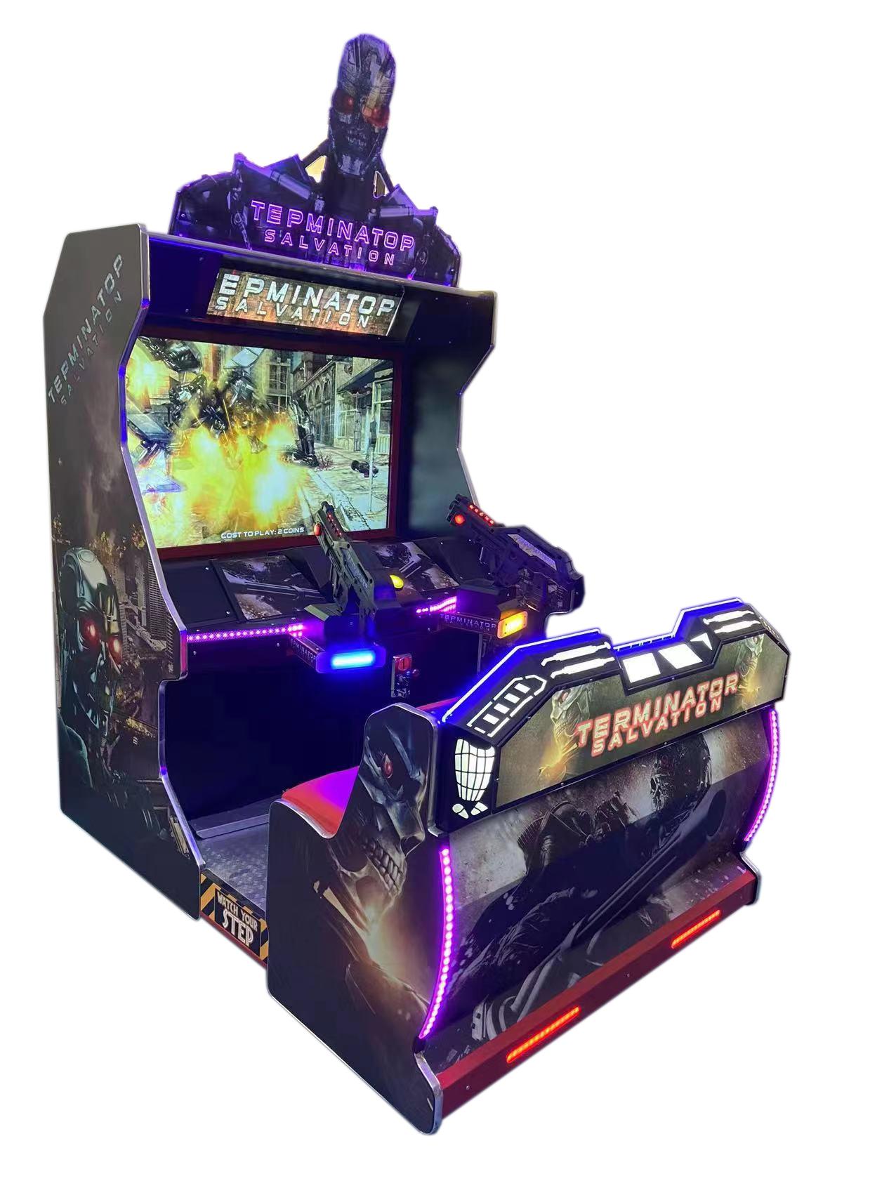 Terminator Salvation game coin operated indoor amusement simulator gun shooting arcade games