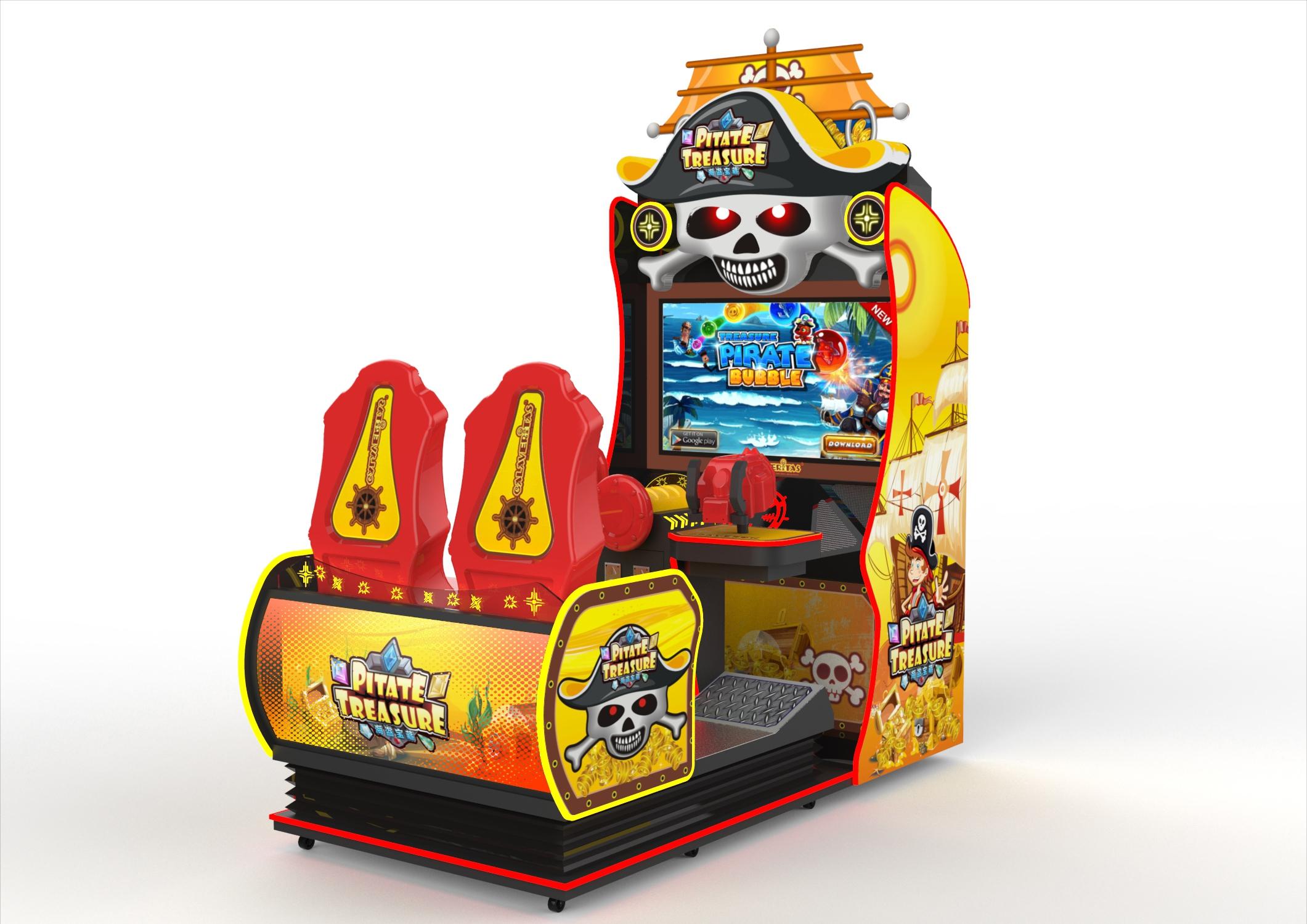 Dinibao Simulator Arcade Pirate Treasure Gun Shooting Game Machine shooting monsters games