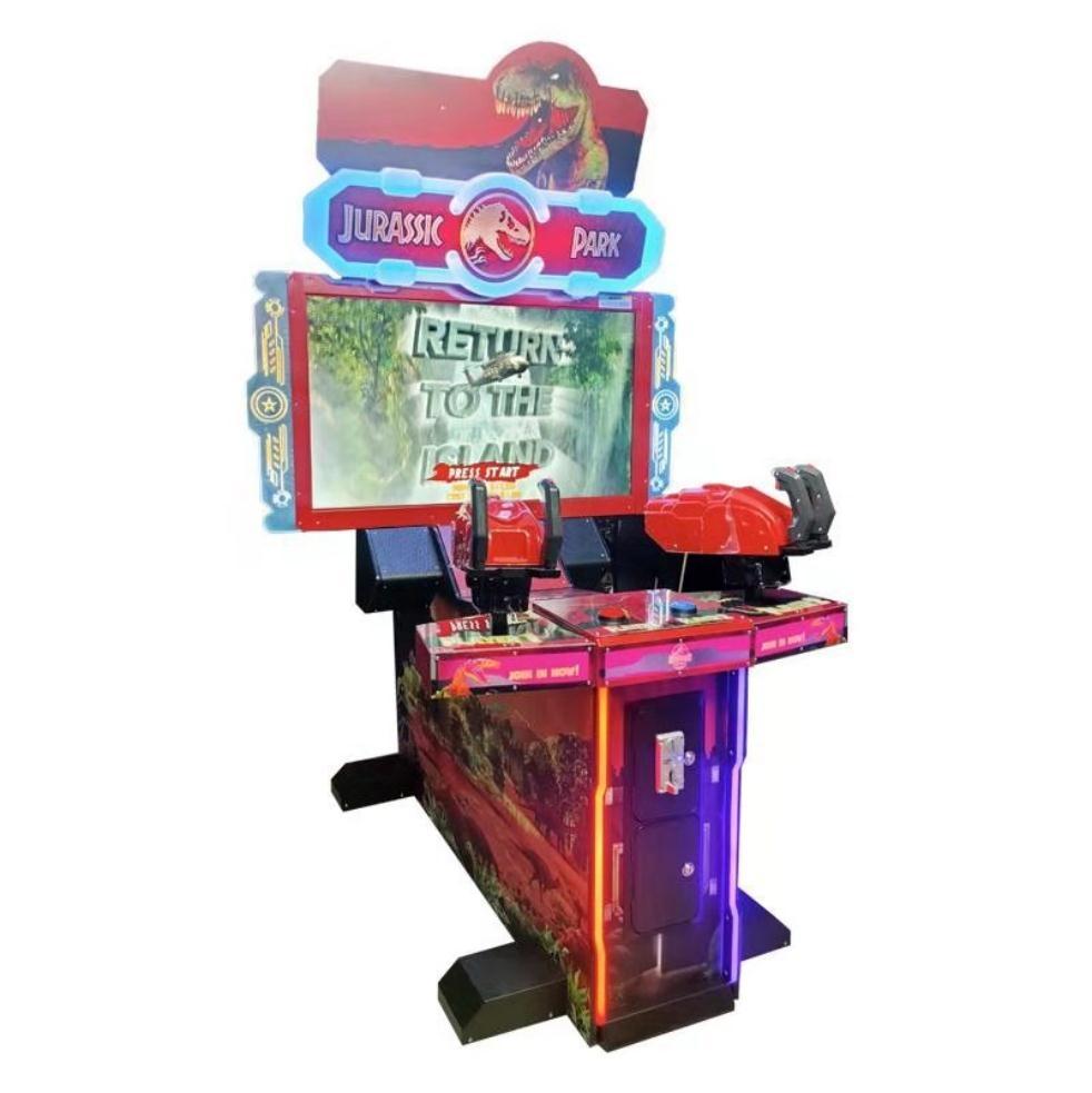 Dinibao amusement 42"LCD Jurassic Park shooting games simulator gun shooting arcade game machine