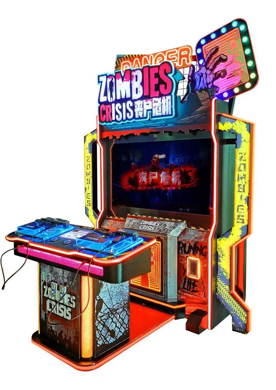 Zombies Crisis amusement coin operated arcade gun simulator shooting game machine