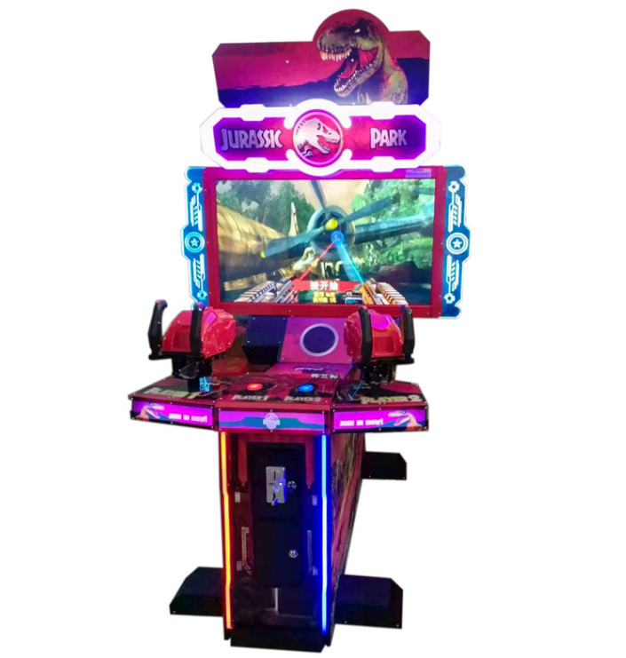 Dinibao amusement 42"LCD Jurassic Park shooting games simulator gun shooting arcade game machine