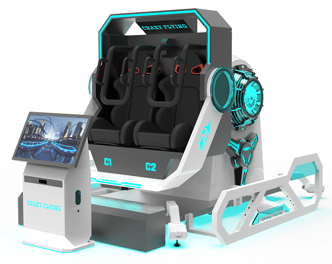 2024 hot sale VR simulator 9D VR arcade machine Crazy Flying VR