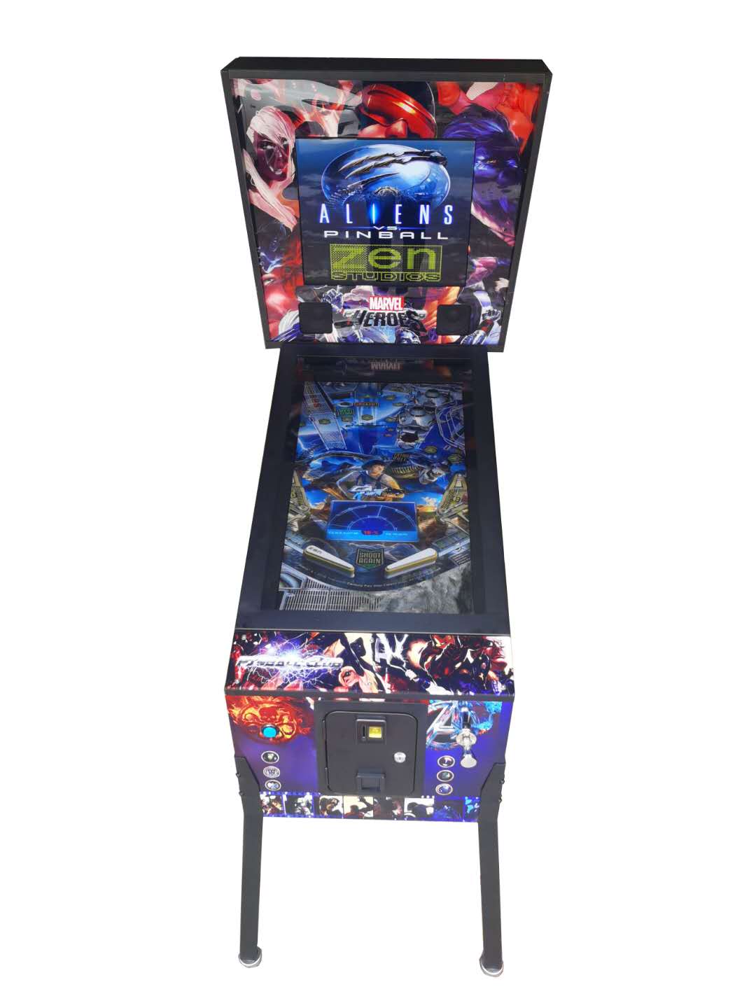 32 inch Virtual  Space Pinball  game machine for indoor game center