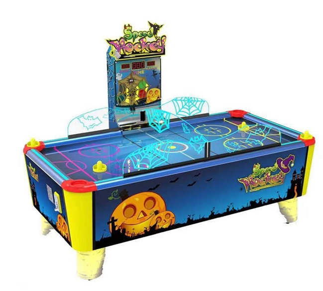 DNB hot sale coin pusher space style air hockey lottery games