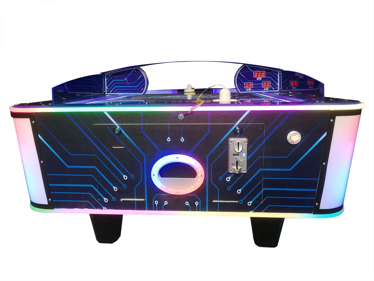 2024 popular indoor arcade coin operated games air hockey sci fi hockey machine for sale