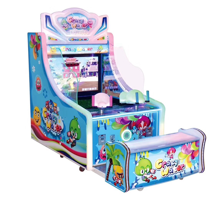Factory Price Coin Operated Crazy Water Shooting Lotterty Arcade Game Machine