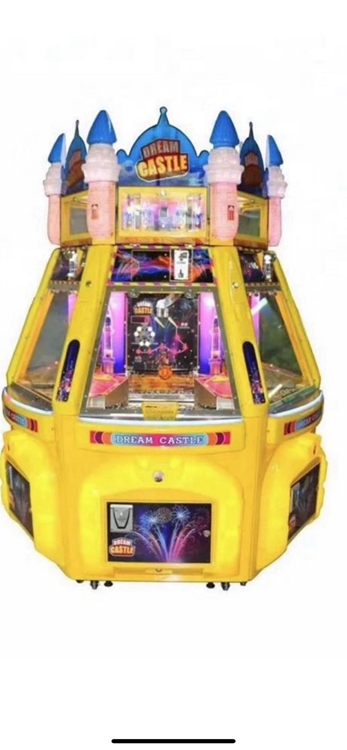 Dream Castle Coin Pusher Machine Ticket Redemption Games Arcade Gold Fort Game Machine