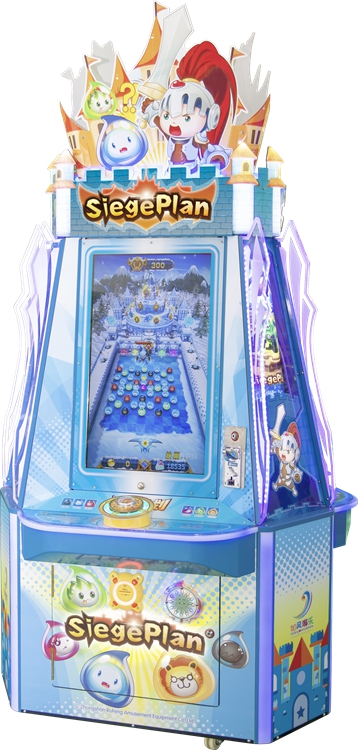 Indoor Lottery Amusement Coin Operated Siege Plan Ticket Redemption Game Machine
