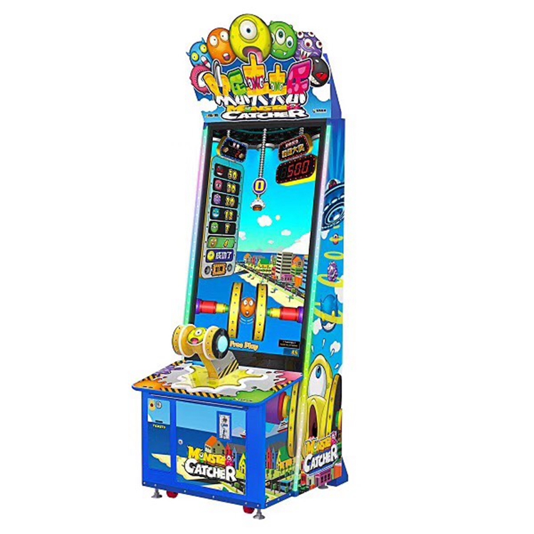 Hot Selling Monster Catcher Arcade Lottery Amusement Ticket Park Redemption Game Machine