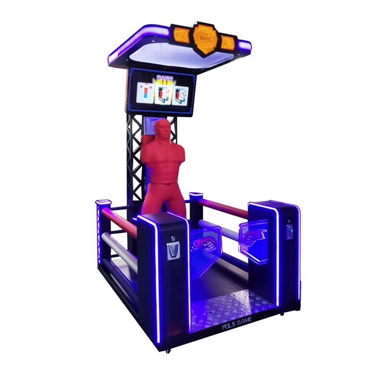 LCD Punch Boxing Ring Coin Operated The Ultimate Champion Video Games Machines